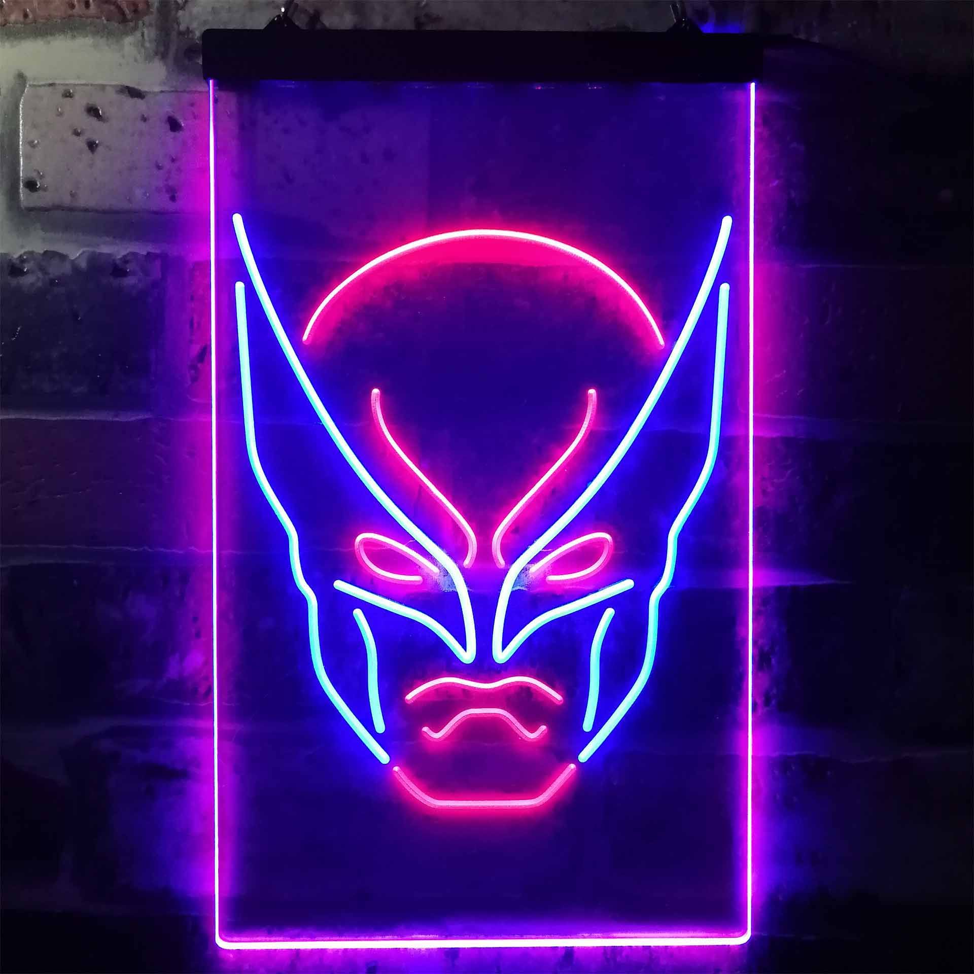 X-Men Wolverine Dual LED Neon Light Sign